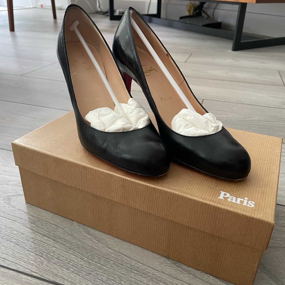 Authentic Christian Louboutin Classic Black Heels
